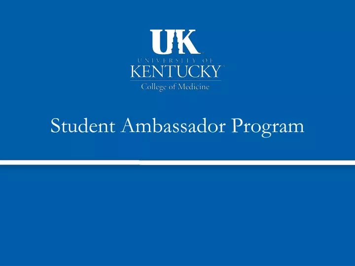 student ambassador program