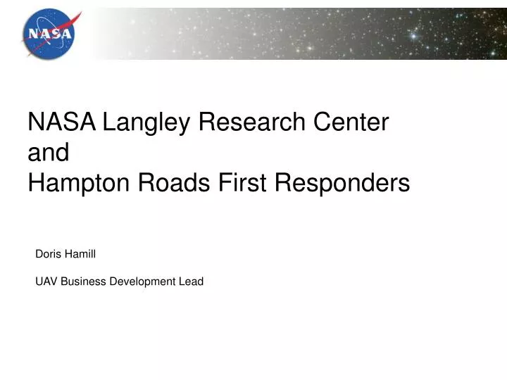 nasa langley research center and hampton roads first responders