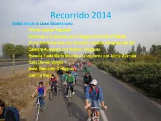 recorrido 2014