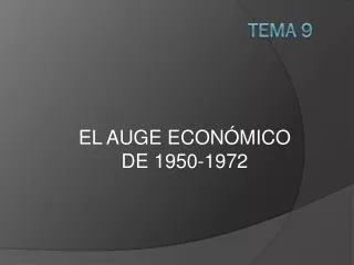 el auge econ mico de 1950 1972