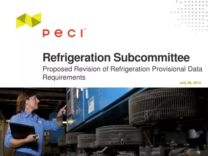 refrigeration subcommittee
