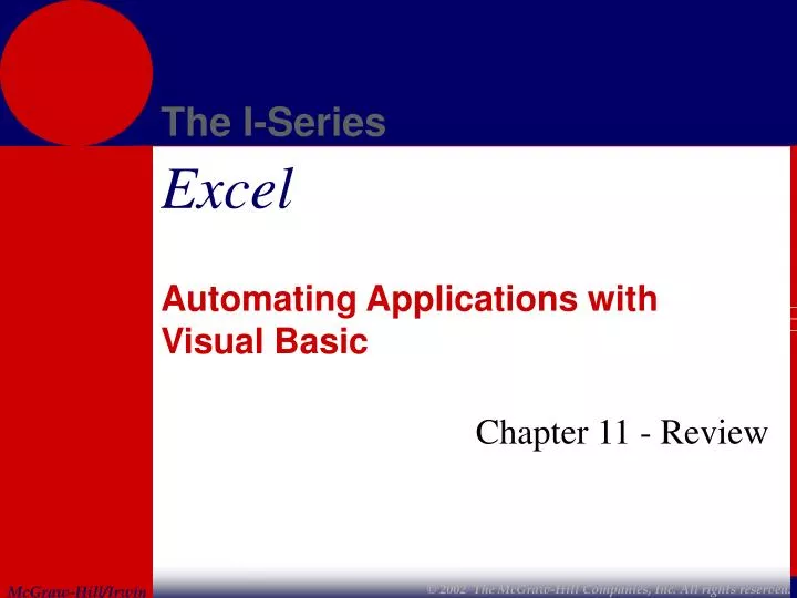 automating applications with visual basic