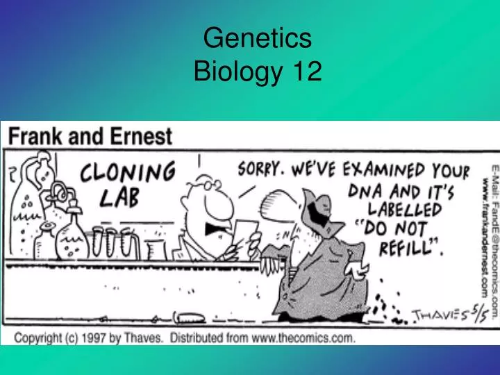 genetics biology 12