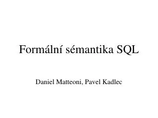 daniel matteoni pavel kadlec