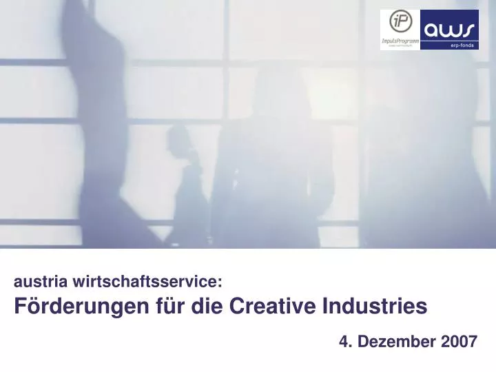 austria wirtschaftsservice f rderungen f r die creative industries