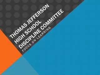 Thomas Jefferson High School Discipline Committee