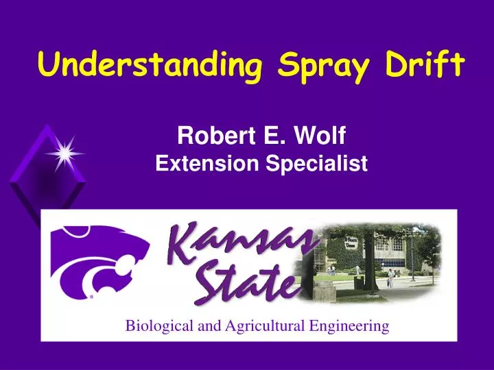 understanding spray drift