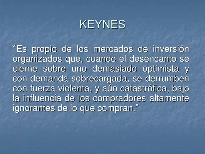 keynes