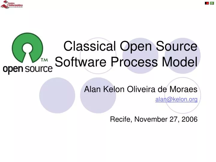 classical open source software process model