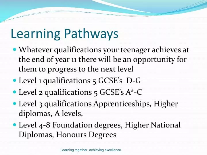 learning pathways