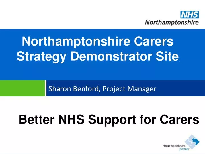 northamptonshire carers strategy demonstrator site