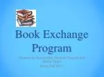 Book Exchange Program - slide 1