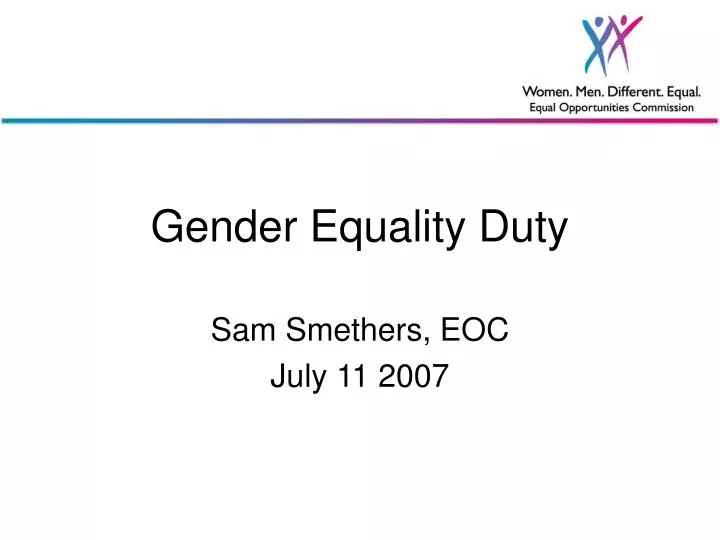 gender equality duty