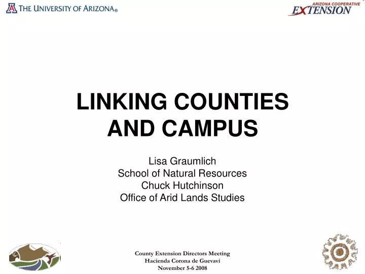 linking counties and campus