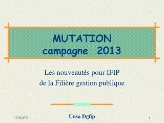 mutation campagne 2013