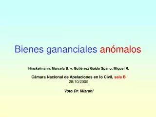 bienes gananciales an malos