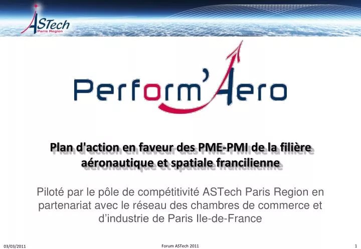 plan d action en faveur des pme pmi de la fili re a ronautique et spatiale francilienne