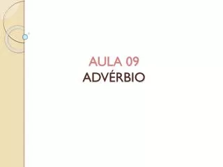 aula 09 adv rbio