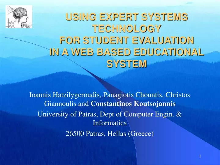 using expert systems technology for student evaluation in a web based educational system