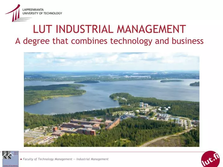 lut industrial management a degree that combines technology and business