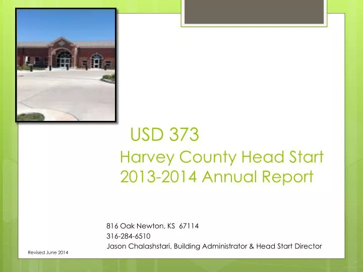 usd 373 harvey county head start 2013 2014 annual report