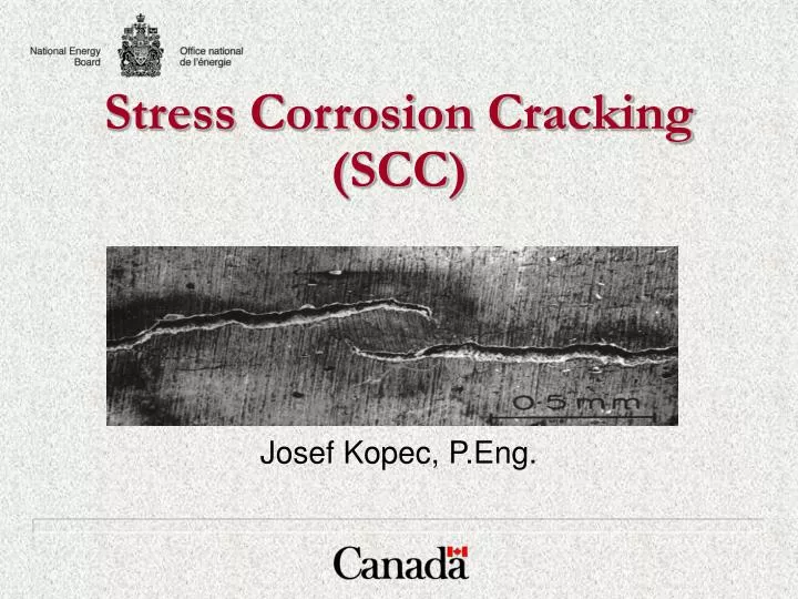 stress corrosion cracking scc