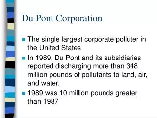 Du Pont Corporation
