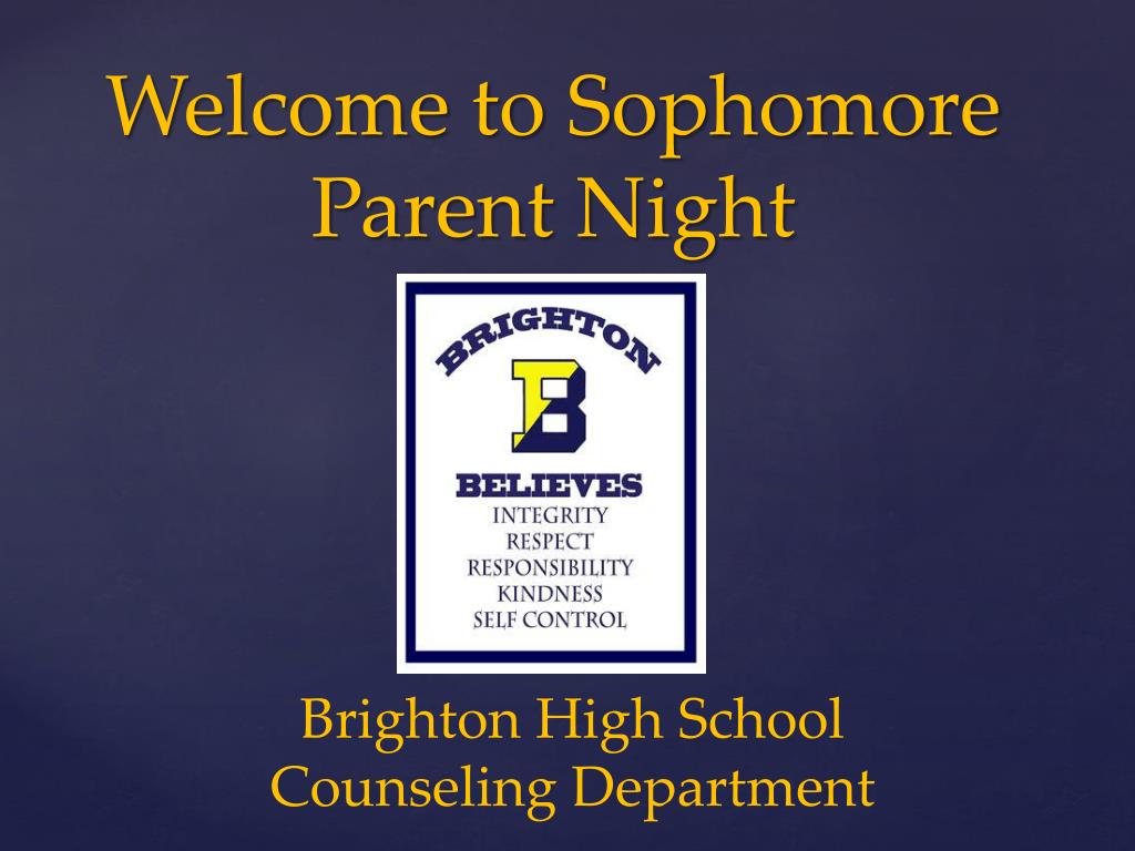 PPT - Welcome to Sophomore Parent Night PowerPoint Presentation, free ...