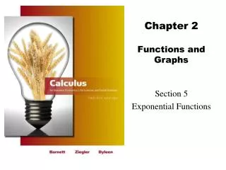 Chapter 2 Functions and Graphs