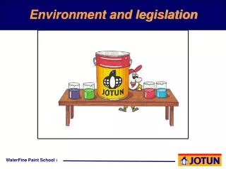 Environment and legislation