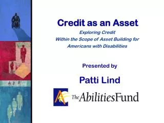 Credit as an Asset