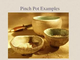 Pinch Pot Examples