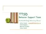 TTSD Behavior Support Team - slide 1