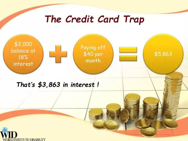 the credit card trap