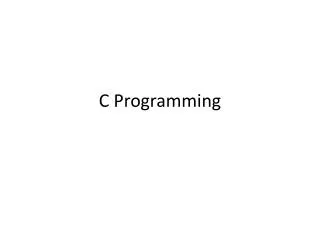 C Programming