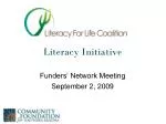 Literacy Initiative - slide 1