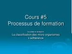 Cours #5 Processus de formation - slide 1