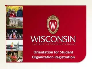 Orientation for Student Organization Registration