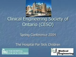 Clinical Engineering Society of Ontario (CESO)