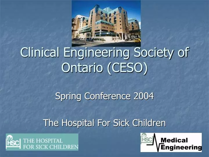 clinical engineering society of ontario ceso