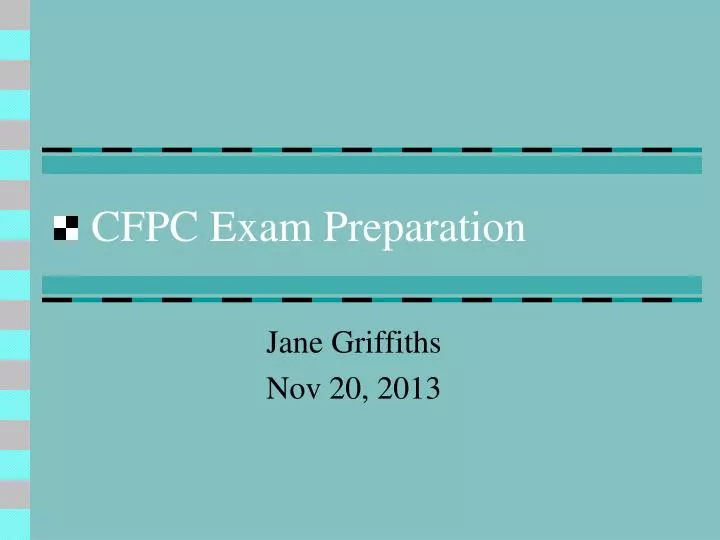 cfpc exam preparation