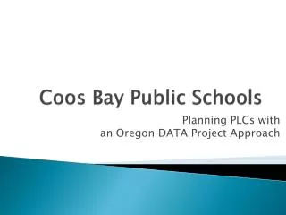 Coos Bay Public Schools