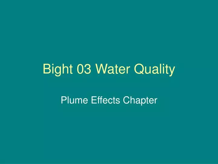 bight 03 water quality