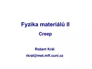 robert kr l rkral @met mff cuni cz