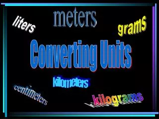 Converting Units