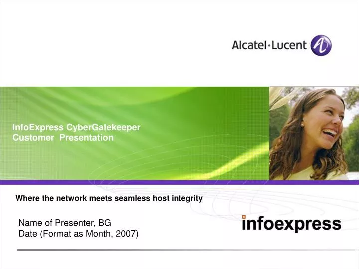 infoexpress cybergatekeeper customer presentation