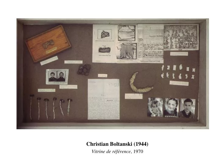 christian boltanski 1944 vitrine de r f rence 1970