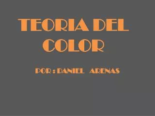 teoria del color