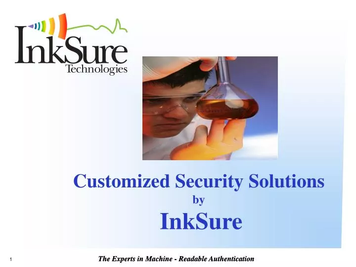 customized security solutions by inksure