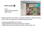 AFOPro Spatial - slide 1